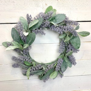 Lavender wreath, Mini Lavender wreath, Farmhouse Mini Wreath, Small Lavender wreath, Lavender Decoration, Spring Wreath, Indoor Wreath,