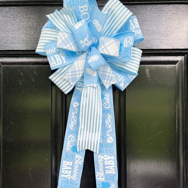 Baby Boy Wreath Etsy