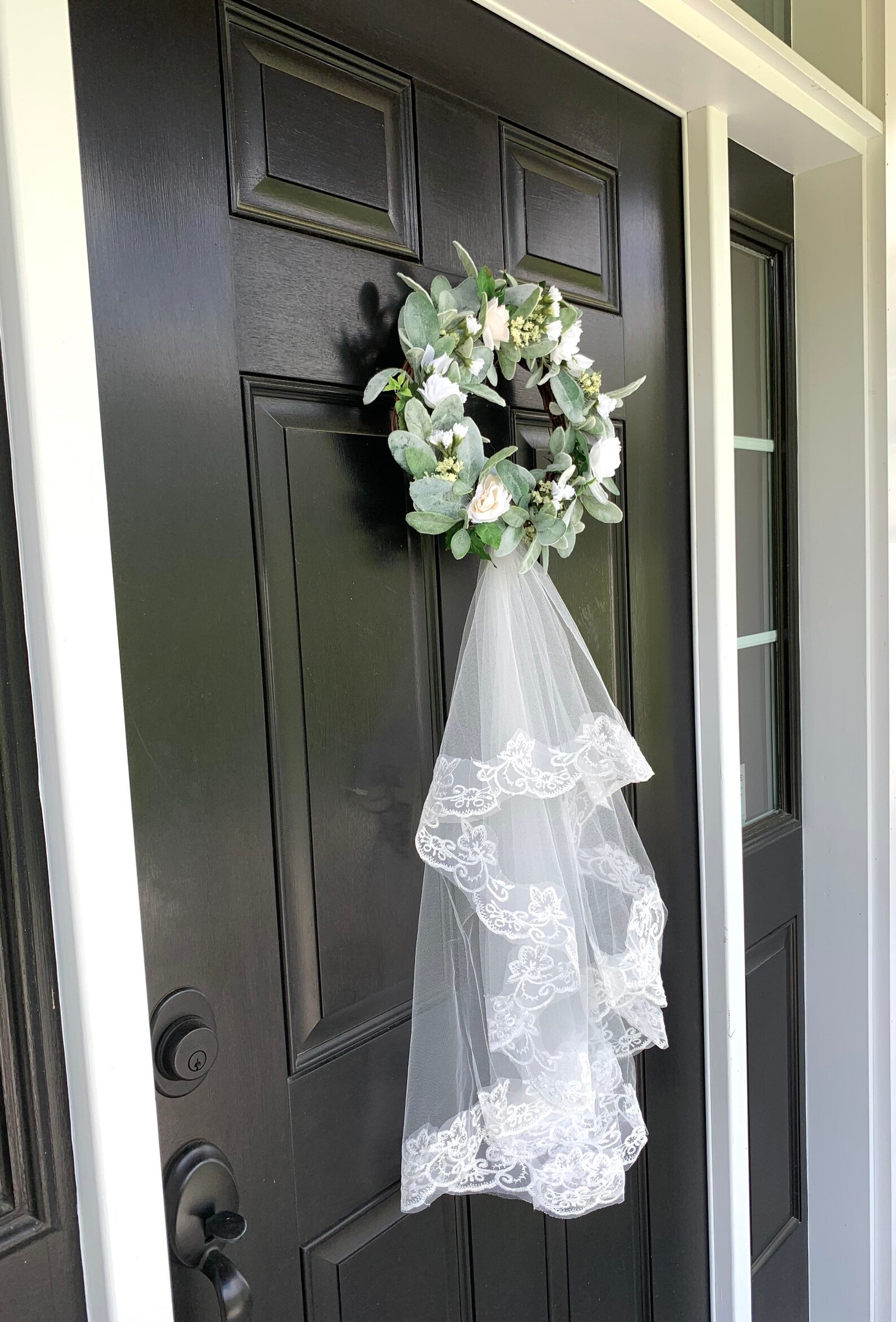 Bridal Shower Wreath Wedding Wreath Bridal Door Decoration Etsy
