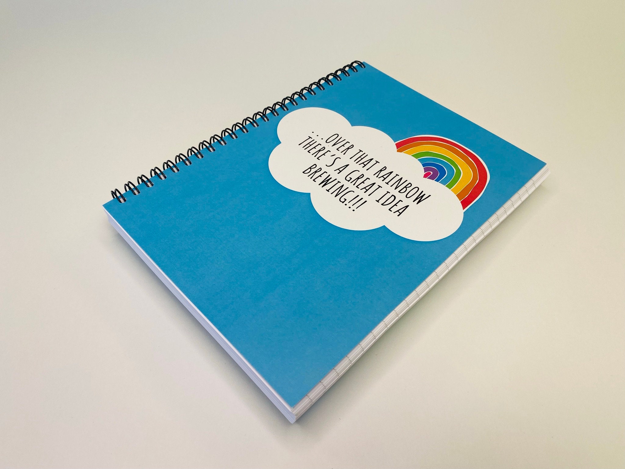 A5 Notepad Rainbow Design to Do Lists Desk Pad Lined Etsy UK