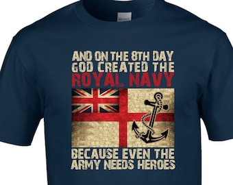 Royal Navy Hero T-shirt: Military Humor Gift UK