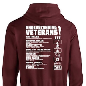 British Army Veteran Hoodie, Funny Veteran Fathers Day Gift