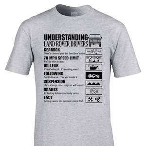 T-shirt Land Rover, maglietta Land Rover, regalo Land Rover, maglietta Land Rover, regalo per gli appassionati di Land Rover