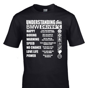 BMW Fahrer T-Shirt BMW Designs - BMW Geschenkidee
