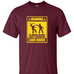 Landy T-shirt, Don't Touch T-shirt, LandRover Gifts, Gifts for Land Rover Driver, Land Rover Fans