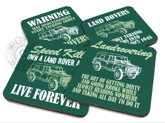 Land Rover Coasters, Unique Land Rover Gifts, Landy Gifts, Landrover  Christmas Gifts, Beer Mats - Etsy