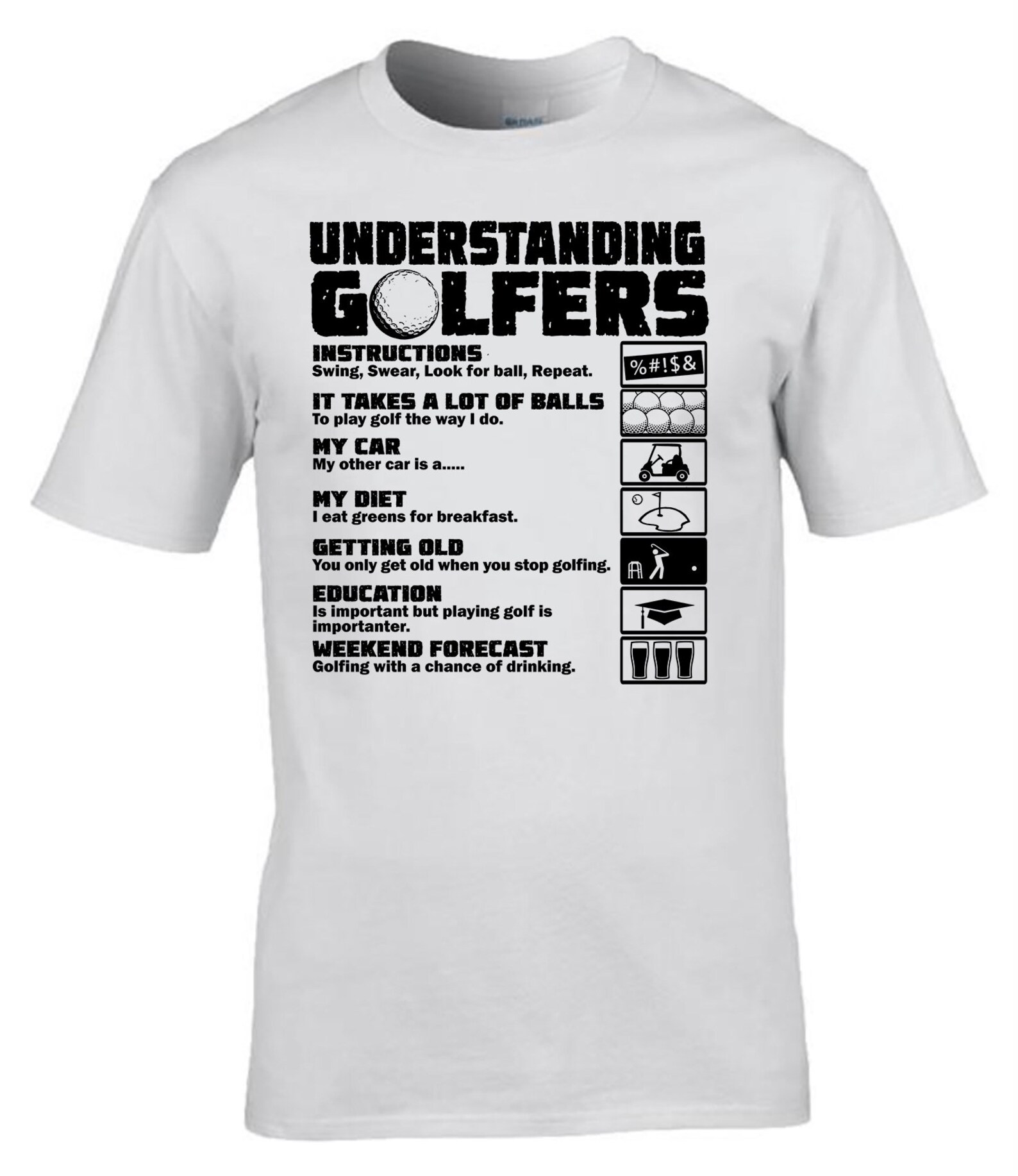 Understanding Golfers Tshirt Etsy