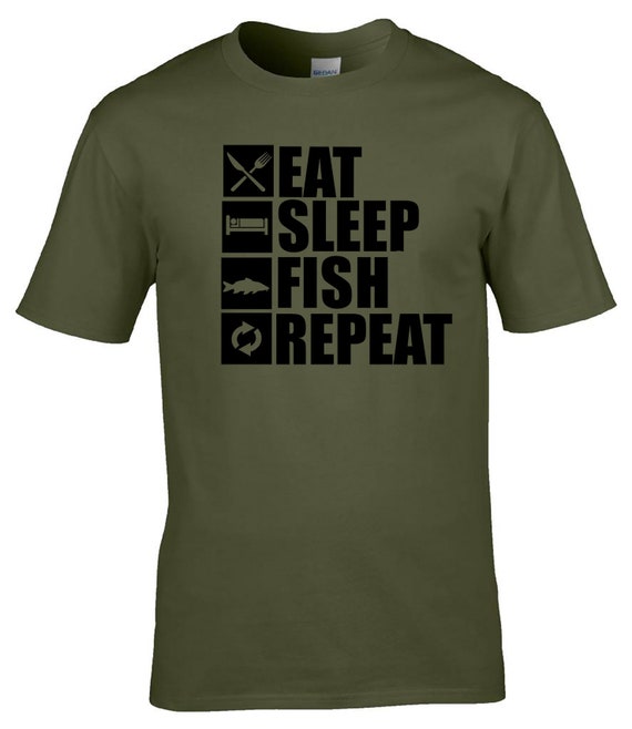 Buy Carp Fishing Shirt, Eat Sleep Fish Repeat, Fathers Day Fishing Gift  Online in India 