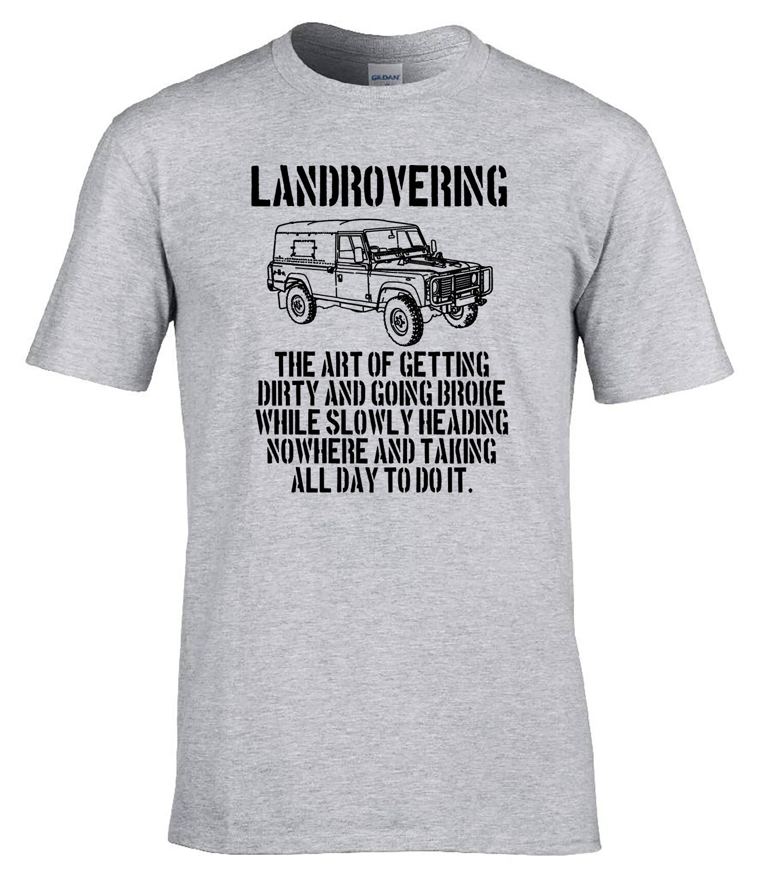 Land Rover T-shirt: Landrovering - the Art of Getting Dirty - Etsy UK