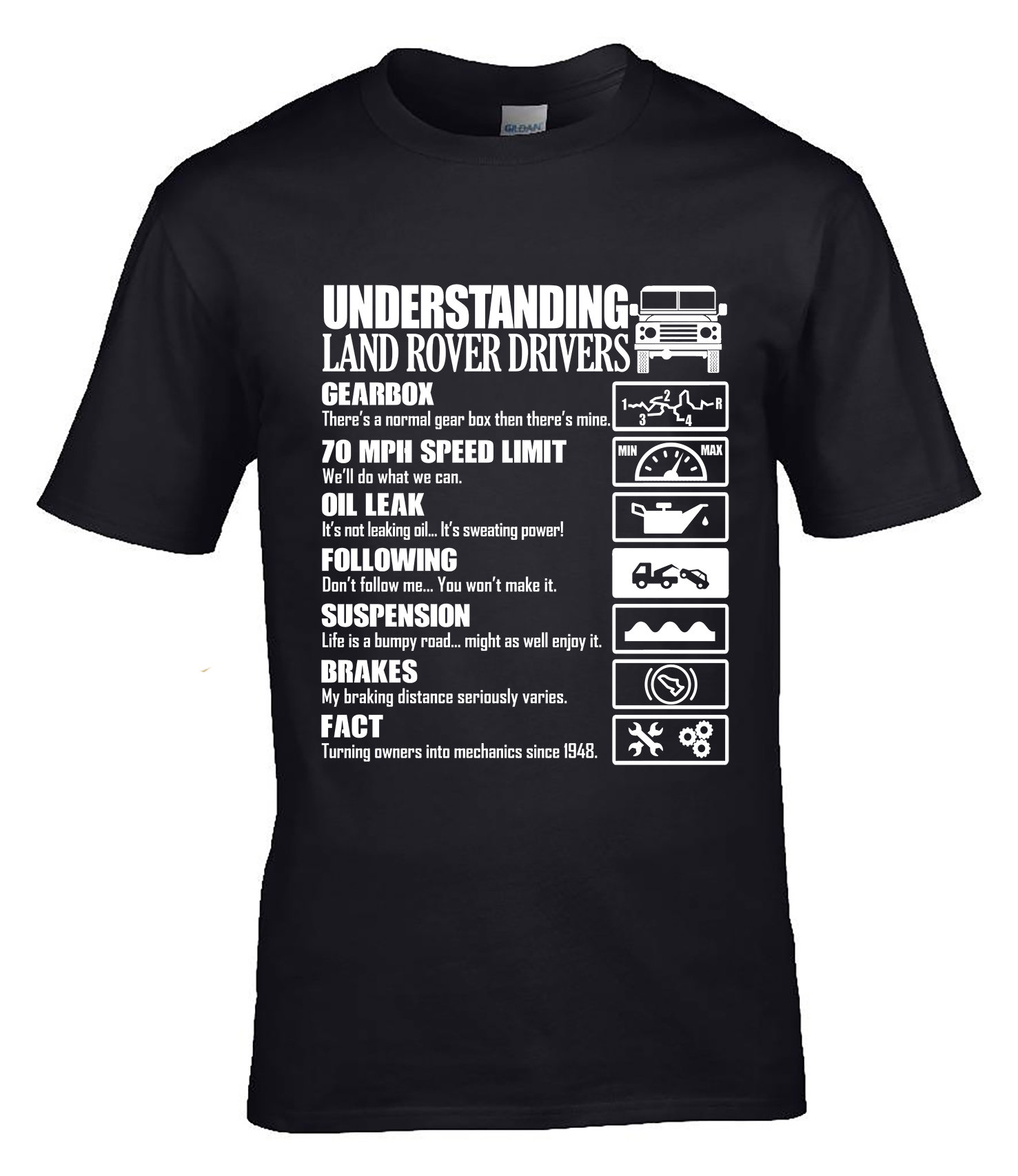 Understanding Land Rover Driver Tshirt Etsy UK