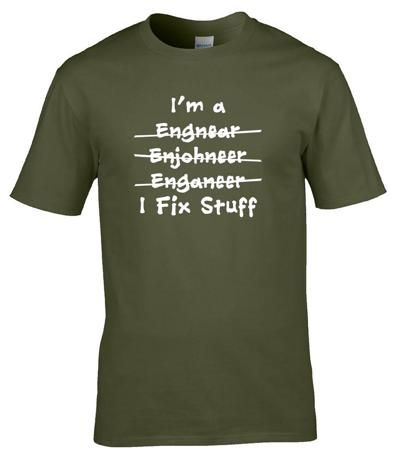 Engineer Fix Stuff T-shirt - Etsy