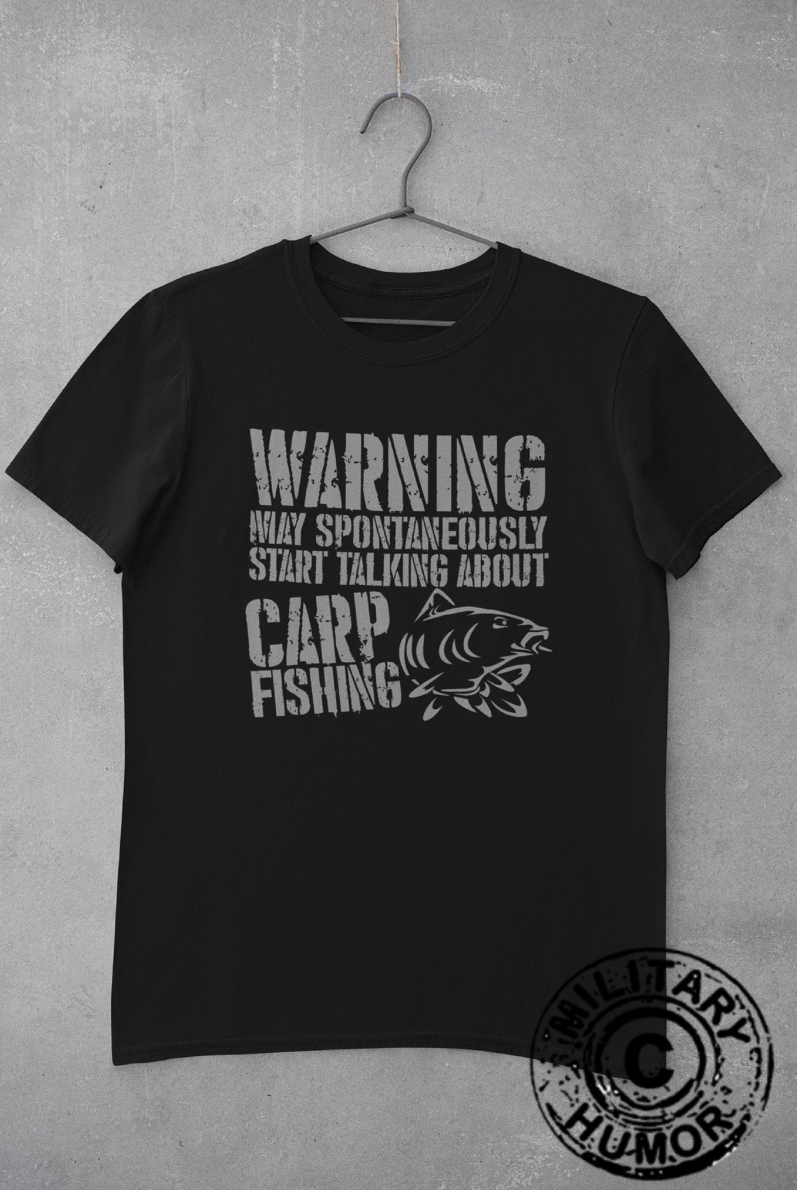 Carp Fishing Tshirt Etsy