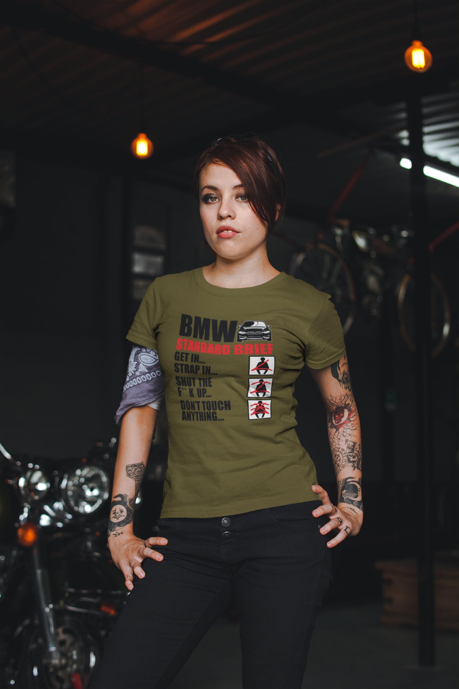 BMW T-shirt, BMW Gifts, BMW Series Accessories, Automobile Shirt, Bmw