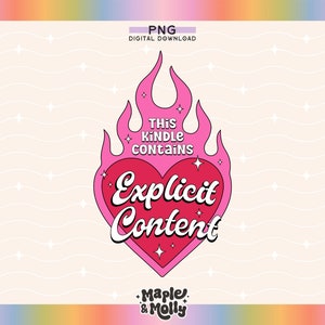 Dieser Kindle enthält ausdrückliche Inhalte Png