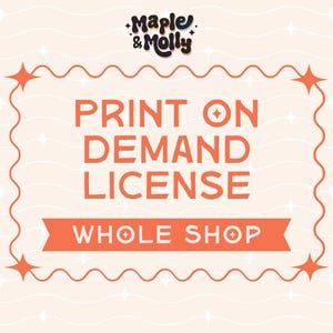 Print On Demand-Lizenz für GANZE SHOP - Unbegrenzte kommerzielle Verkäufe - POD Dropshipping-Lizenz