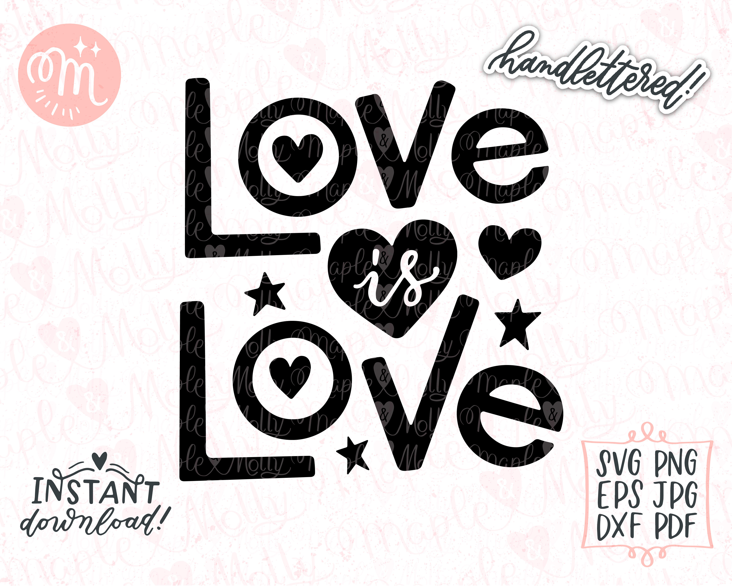 Love is Love Svg Pride Svg LGBT Svg Self Love Soul Mate | Etsy