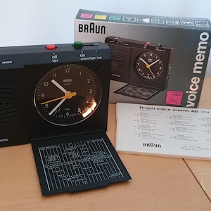 Braun AB 314 Voice Memo Alarm Clock - Dietrich Lubs, 1995