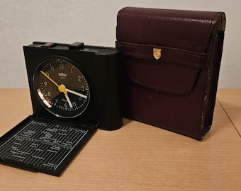 Braun AB 313sl,travel alarm clock,vintage,quartz