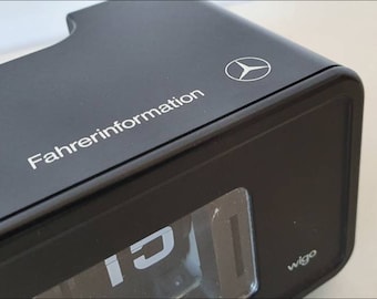 Wigo SD2,flip clock,rare Mercedes edition ,klappzahlen Uhr,top condition