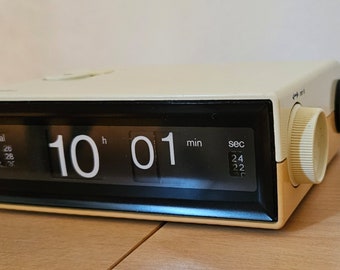 Braun 4937, despertador, flip clock, roll clock, raro,