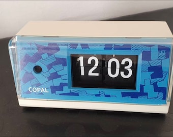 Copal AF-110,flip clock,klappzahlen uhr,vitage,70'
