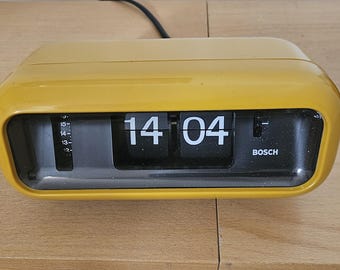 Bosch UDW2, reloj plegable, hecho en Alemania, klapzahlen wecker, vintage, 70'