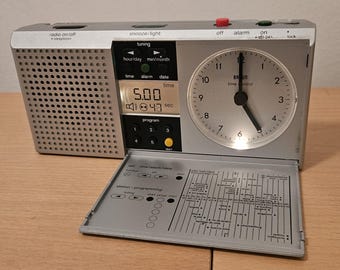BRAUN AB314sl type3864モデル(ドイツ製) BRAUN AB314sl type3864モデル （Braun ABR 314 Df,alarm Clock