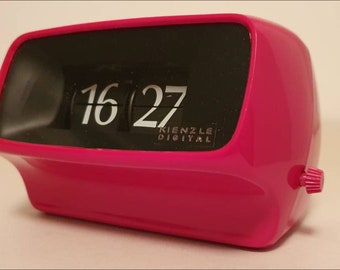 Kienzle ,flip clock,digital,klappzahlen uhr,vintage