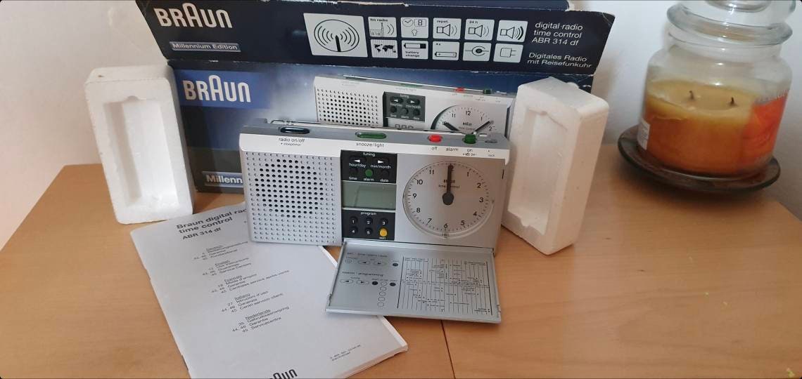 Braun ABR 314 Df,alarm Clock,radio Clock,radio Controled Clock,not