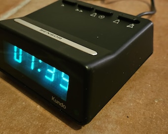 Braun alarm clock age,Kundo, led clock,vintage,