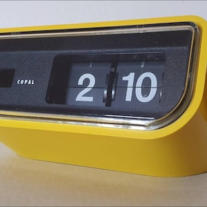 Copal 225,very small flip clock,klappzahlen uhr,top condition,vintage