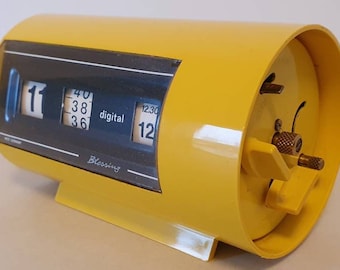 Blessing,rolling, flip clock,vintage,70&#39;,space age,top condition