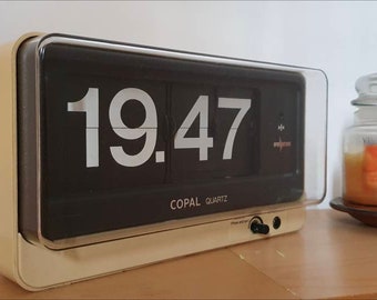 Copal QG 872,flip clock,big,Battery powerd,vintage,