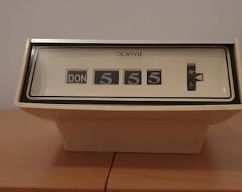 Digimate,flip clock,rolling clock,batery powered,vitange,