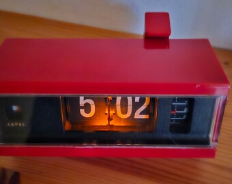Copal 227,flip Clock,klappzahlen Wecker,vintage - Etsy