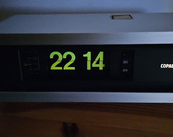 Copal 705L, reloj plegable, klappzahlen Wecker, vitange,