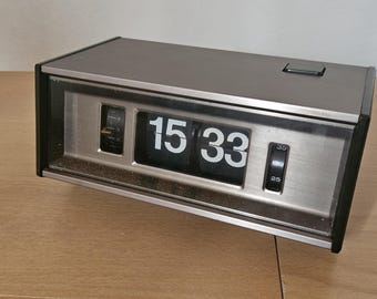 Copal 702, flip clock, klappzahlen Wecker,