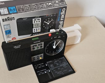 Braun alarm clock ABR 314df, radio clock