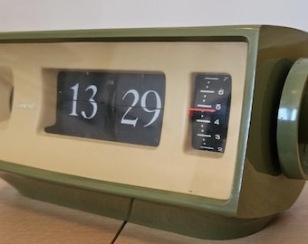 Copal 701,flip clock,klappzahlen Wecker,vitange,70'