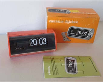 Artin 3500, (Copal 222),flip clock,klappzahlen uhr,New old stock