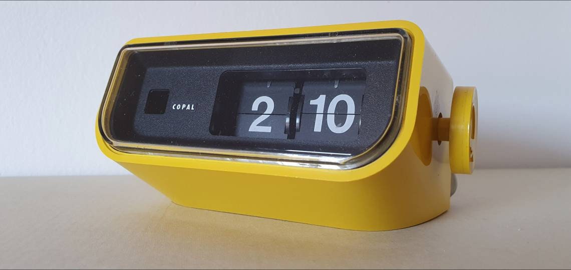 Copal 225,very Small Flip Clock,klappzahlen Uhr,top Condition