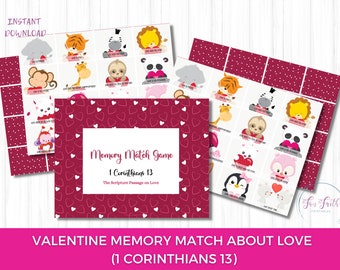 Gioco di memoria di San Valentino, 1 Corinzi 13 (download digitale)