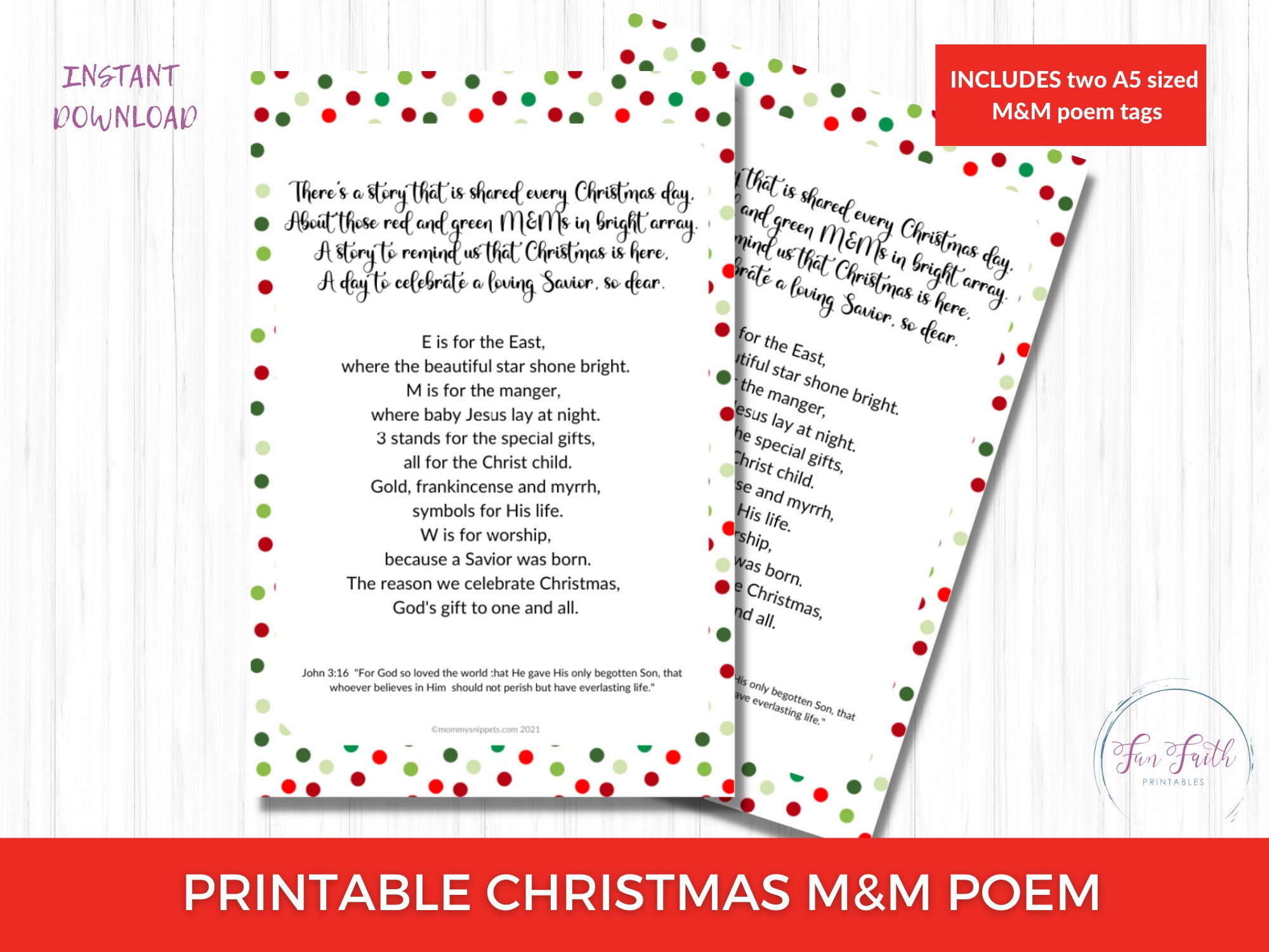 M m Christmas Poem Printable - Il Fullxfull.3479303144 8vl4 