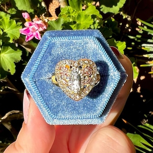 Virgencita ring, Virgin Mary Ring, Gold Virgencita ring