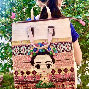 Frida Rucksack, Mochila Frida, Frida muneca Rucksack