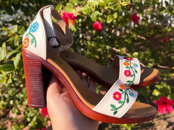 huaraches with heels