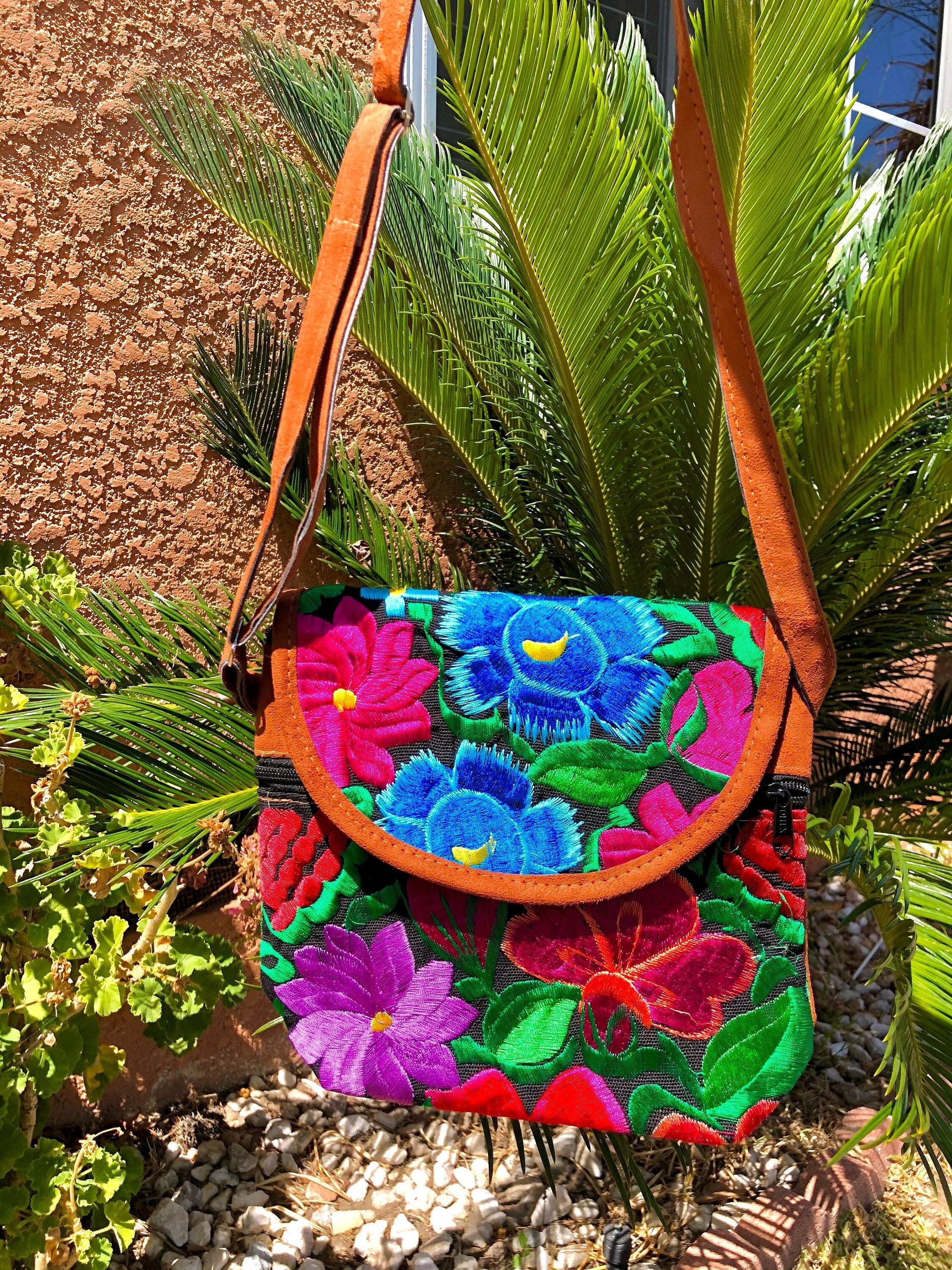 Mexican embroidered store crossbody bag