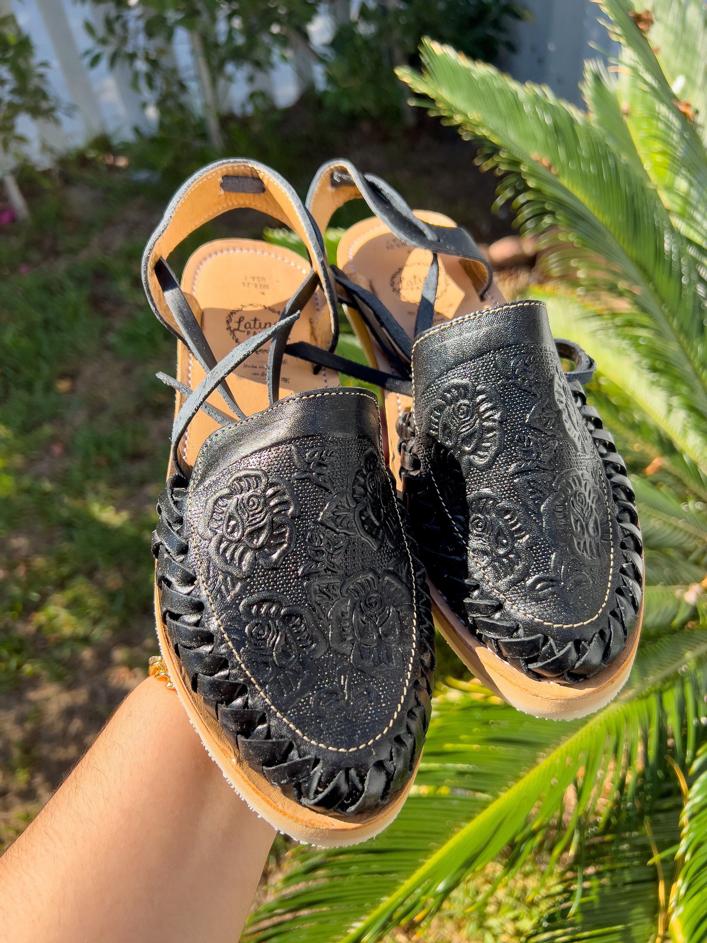Huarache rosas outlet