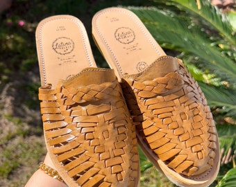 Sandalias Huarache Mexicanas, Sandalias Huarache para Mujer, Sandalias Huarache Marrones, Huaraches Mexicanos, Sandalias Mexicanas
