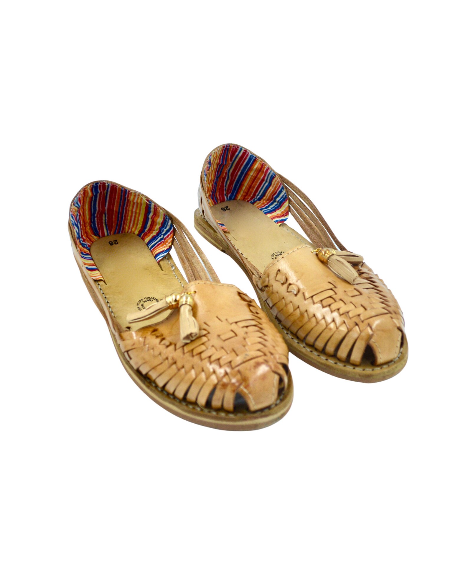 womens tan huaraches